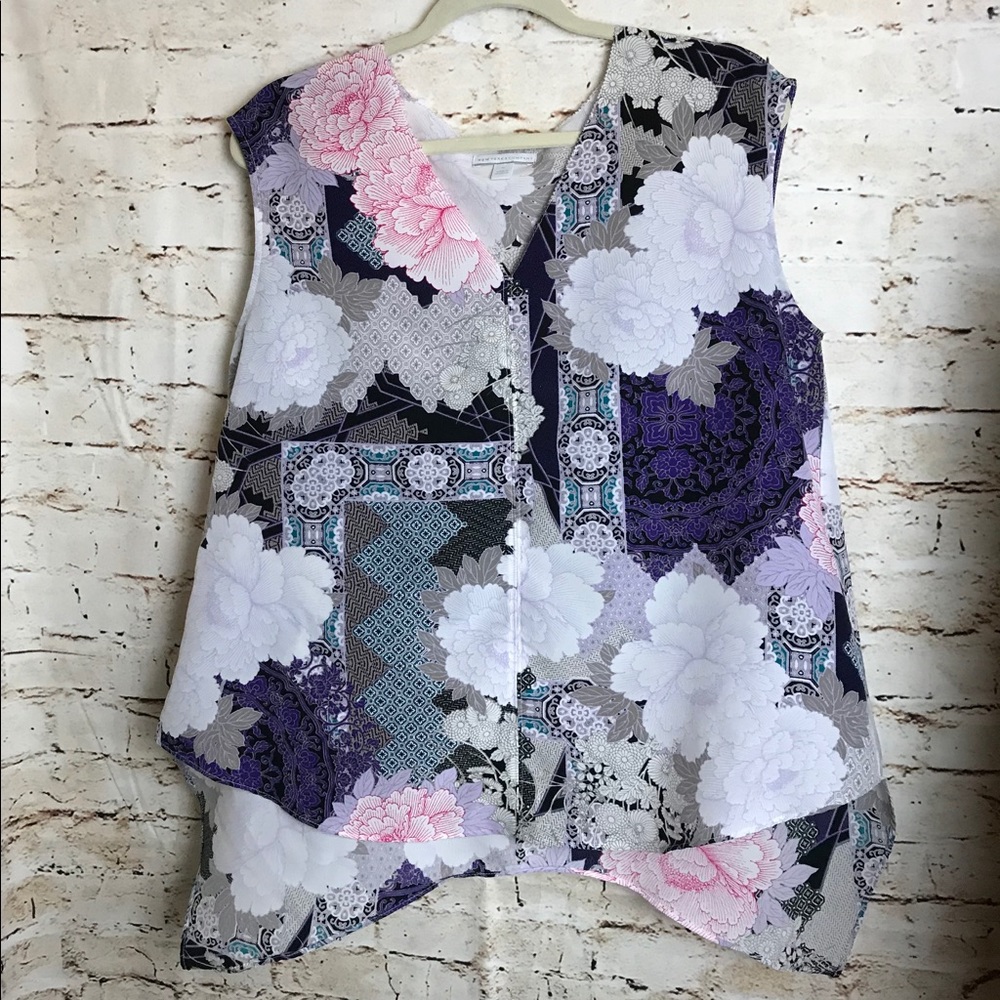 Lagin boho M Tier Flouer light Top B-2#9 New York and company’s